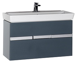 Aquanet Тумба под раковину Виго 100 сине-серый – фотография-1